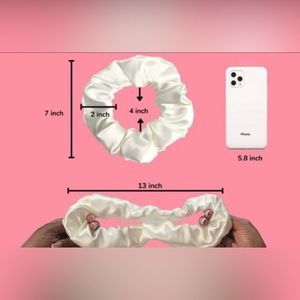 Satin Scrunchies Big XL  hair ties, extra stretchy